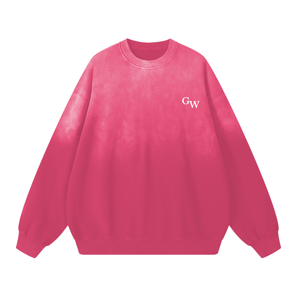 Pure Cotton Wash Drop-Shoulder Sweatshirt
