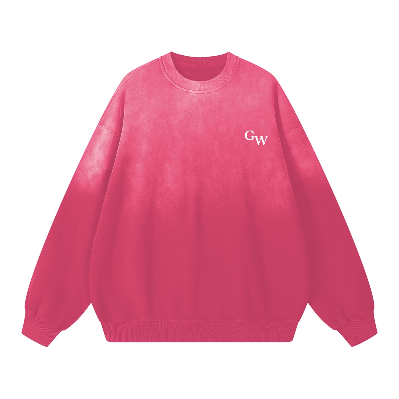 Pure Cotton Wash Drop-Shoulder Sweatshirt