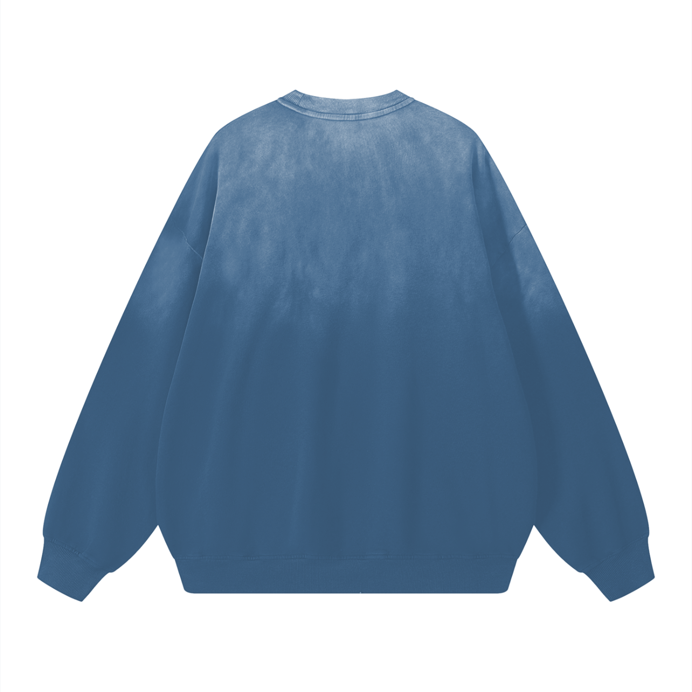 Pure Cotton Wash Drop-Shoulder Sweatshirt
